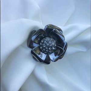 Crystal Flower Ring